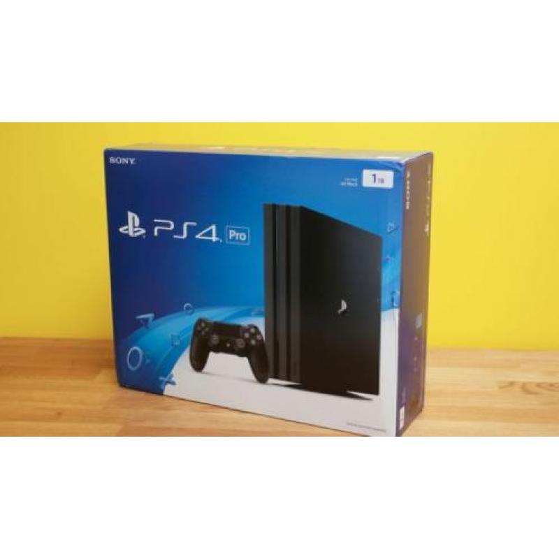 Playstation PS4 Pro met 1 TB 2 controllers 12 spellen