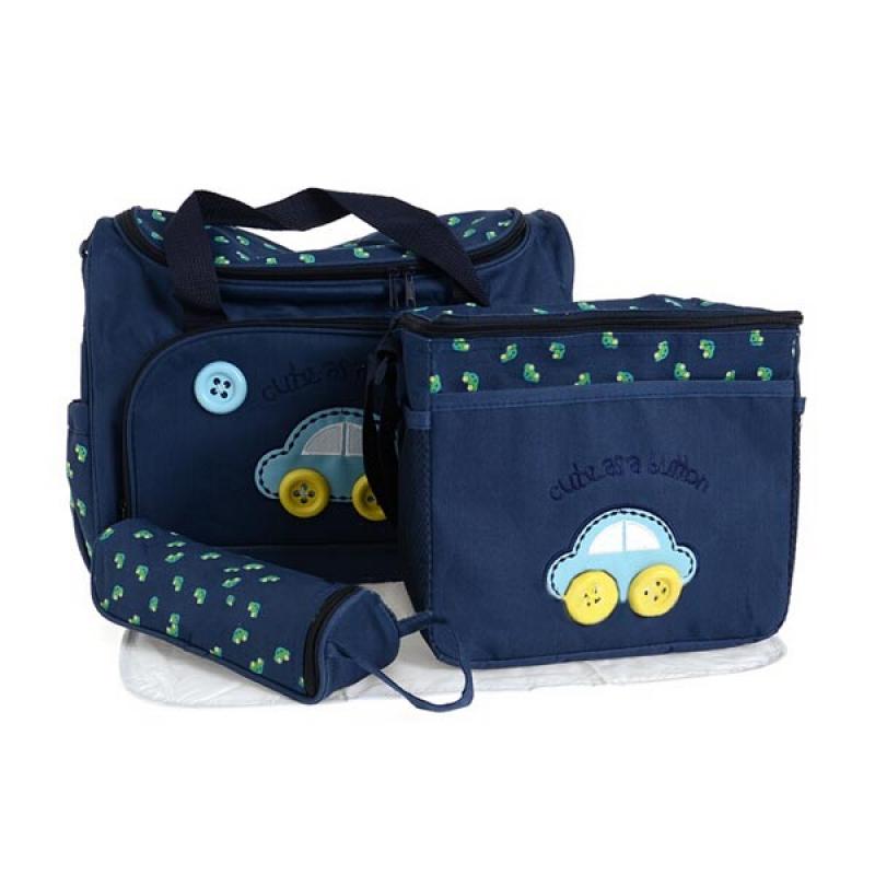 Mummy Car Pattern Baby Care Diaper Bags Storage Handbag