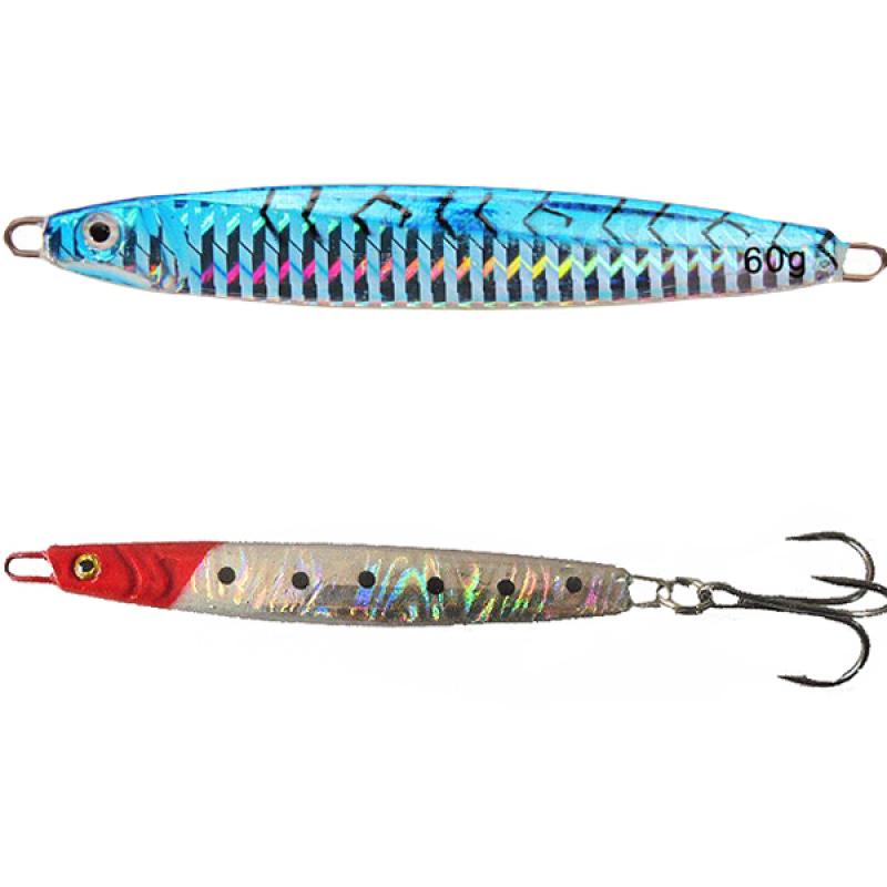 2pcs Laser Sinking Bass Fishing Lure Jig Boat Fishing Sea Fishing