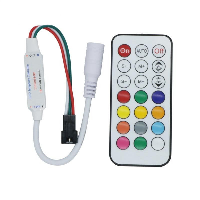 DC5 24V 21 Keys Remote Control RF Controller for 2811 2812 LED Strip Light laagste prijs