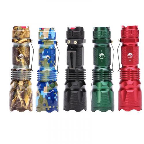 U King ZQ X1125 XPE 600LM 3Modes Zoomable LED Flashlight 14500