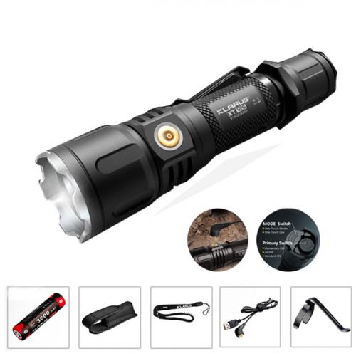Klarus XT12S XHP35 HI D4 1600Lumens Magnetic Charging Tactical LED Flashlight
