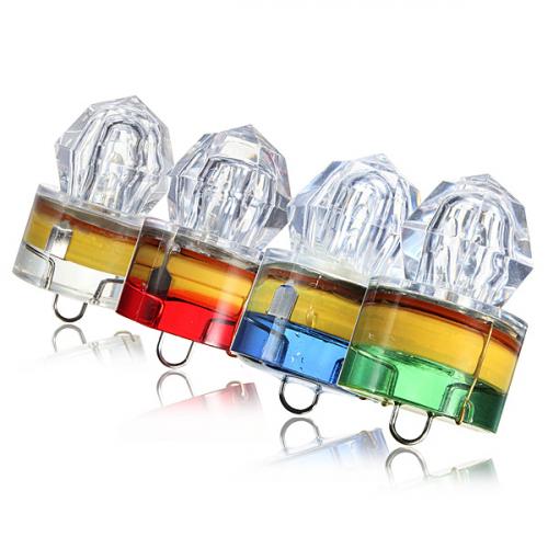 LED Diamond Fishing Bait Light Lure Squid Strobe nieuw