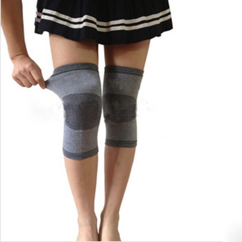 Elastic Bamboo Charcoal Lady Sport Knee Pad Kneecap Leg Protector