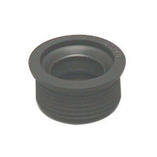 overgangsstuk rubber 40x32mm zwart nieuw