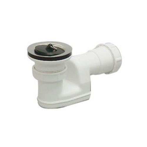 Plieger douchebaksifon t.b.v. standaard douchebak 6 4 40mm klemaansluiting chroom