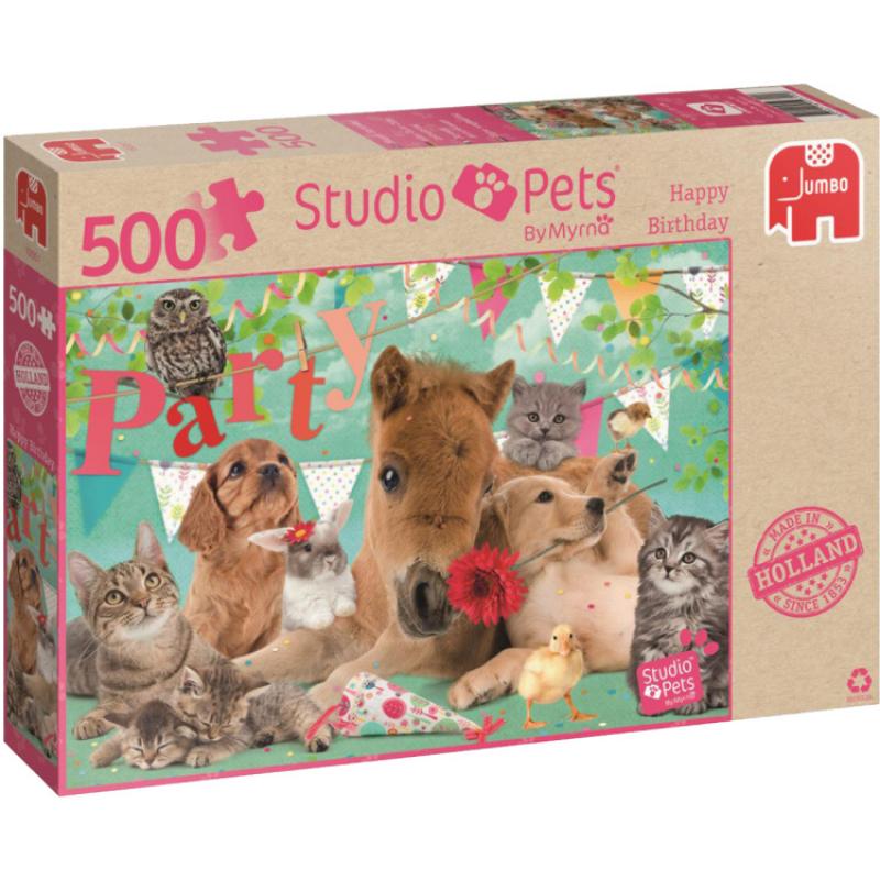 Speelgoed Studio Pets Fijne verjaardag puzzel