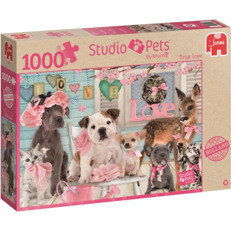 Jumbo Studio Pets Met veel liefde puzzel Speelgoed