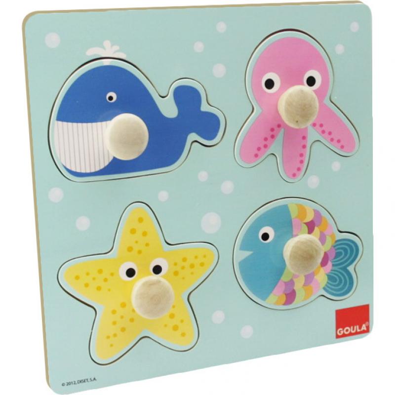 Speelgoed Jumbo Goula zee noppenpuzzel