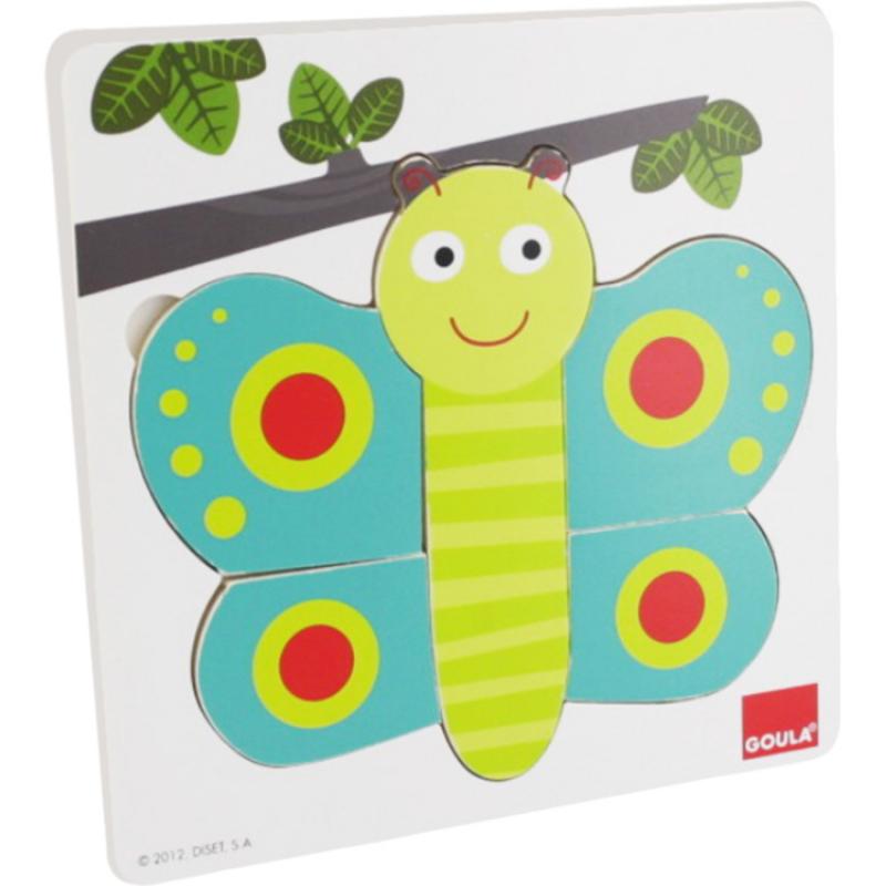 Speelgoed Jumbo Goula vlinder inlegpuzzel