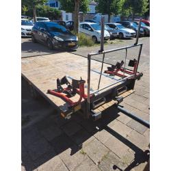 Plateau aanhanger, motor ,koets, crossauto, verlengde motor