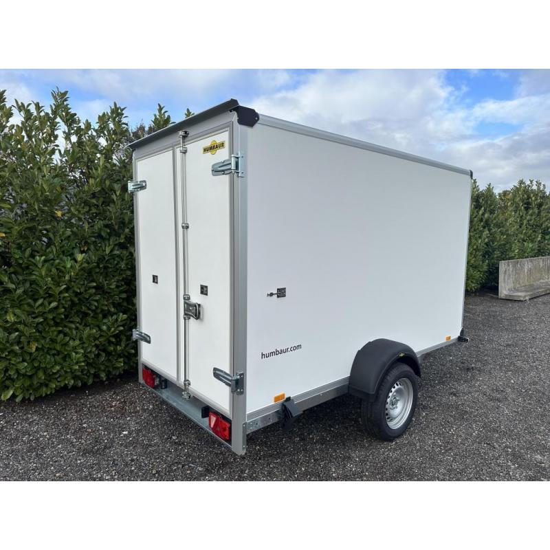NIEUW XL Humbaur Enkelas Gesloten aanhangwagen