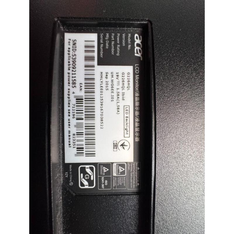 Monitor Acer 22 Inch