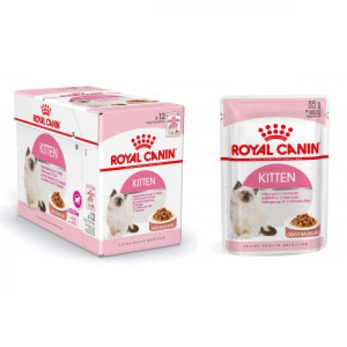 Kattenvoer Royal Canin Royal Canin Royal Canin Pouch Kitten kattenvoer 4 x In Saus