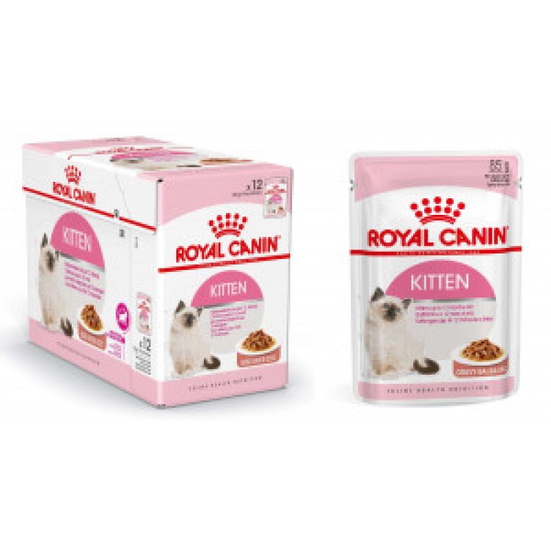 Kattenvoer Royal Canin Royal Canin Royal Canin Pouch Kitten kattenvoer 4 x In Saus