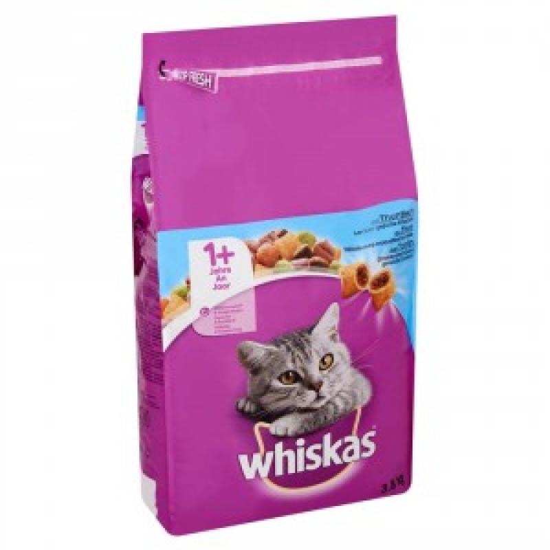 Nat kattenvoer Whiskas Whiskas Whiskas Brokjes 1 Tonijn kattenvoer 3.8 kg