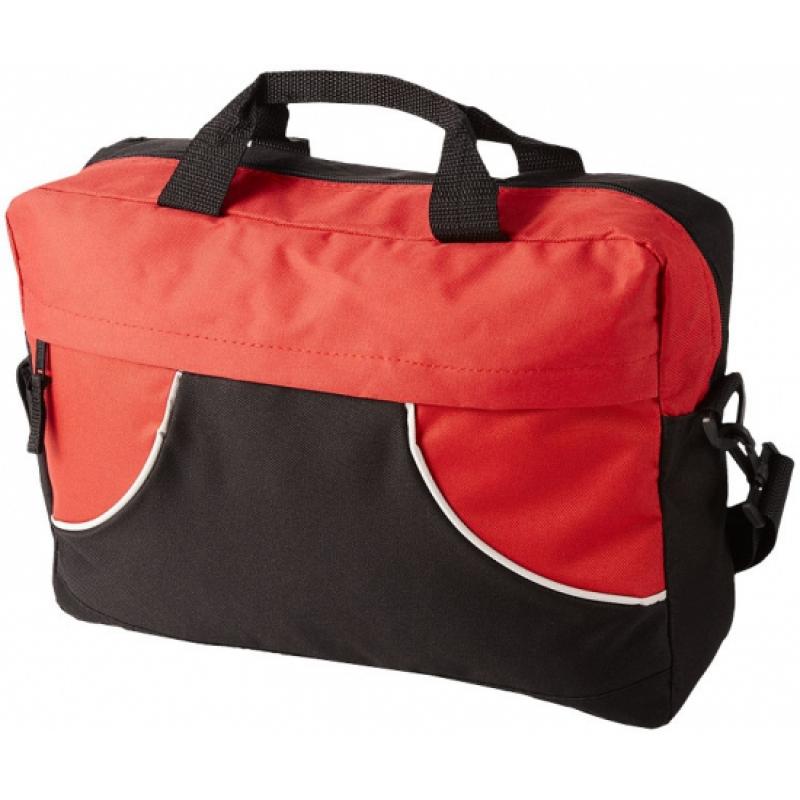 Tassen Verstelbare schoudertas zwart rood