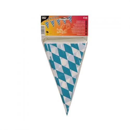 Feestartikelen diversen AlleKleurenShirts Vlaggetjes van Bayern 4 meters