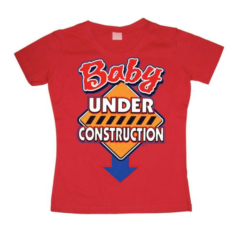 Bellatio Baby Under Construction dames shirt T shirts