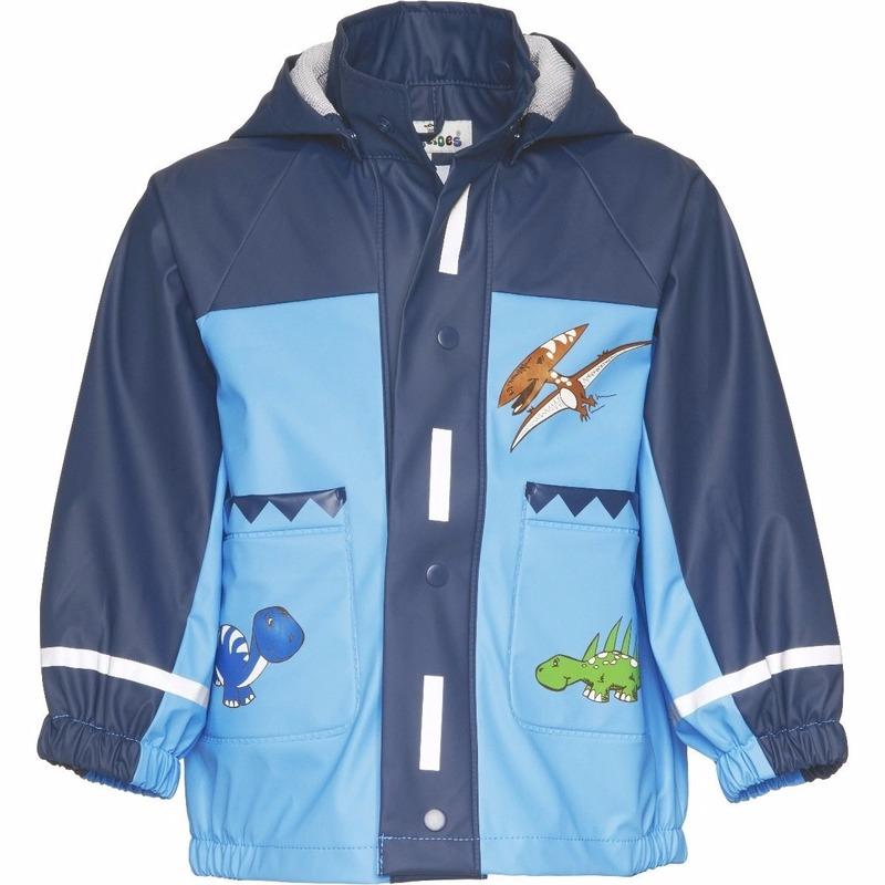 Regenpakken en poncho Kinder blauwe regenjas dinosaurus design