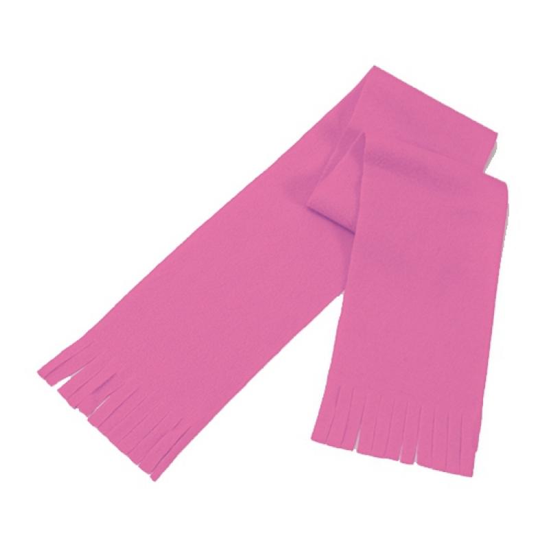 Kleding accessoires Bellatio Voordelige kinder fleece sjaal roze