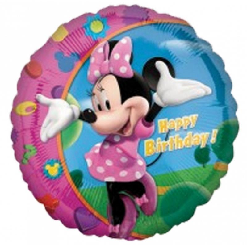 Disney Happy Birthday ballonnen Minnie Mouse 45 cm Feestartikelen diversen