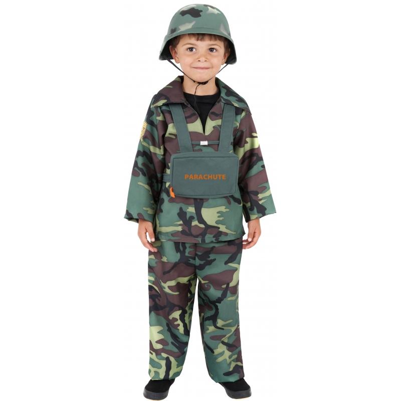 Carnaval Stoer leger kostuum voor kinderen Smiffys Beroepen kostuums