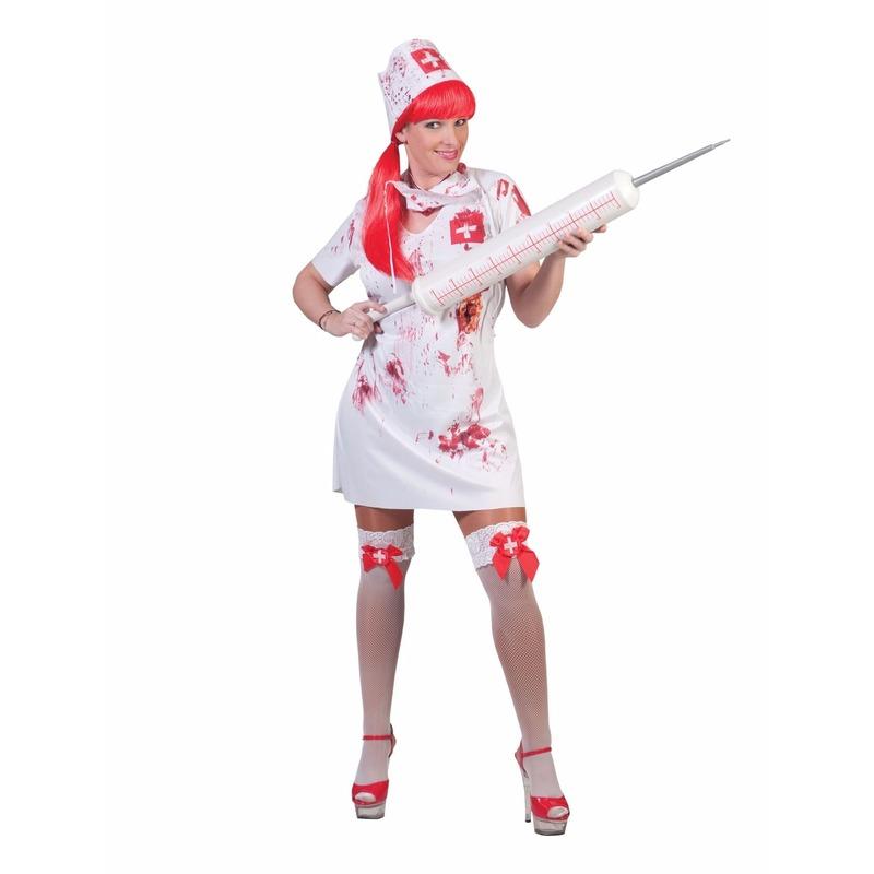 Halloween Gestoorde verpleegster jurk Geen Beroepen kostuums