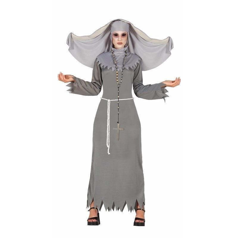 Geen Halloween Grijze geest nonnen kostuum voor dames Halloween kostuums