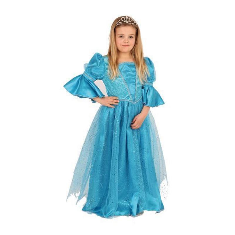 Fantasy en Sprookjes kostuums Carnavalskostuum winkel Luxe meisjes prinsessen jurk blauw