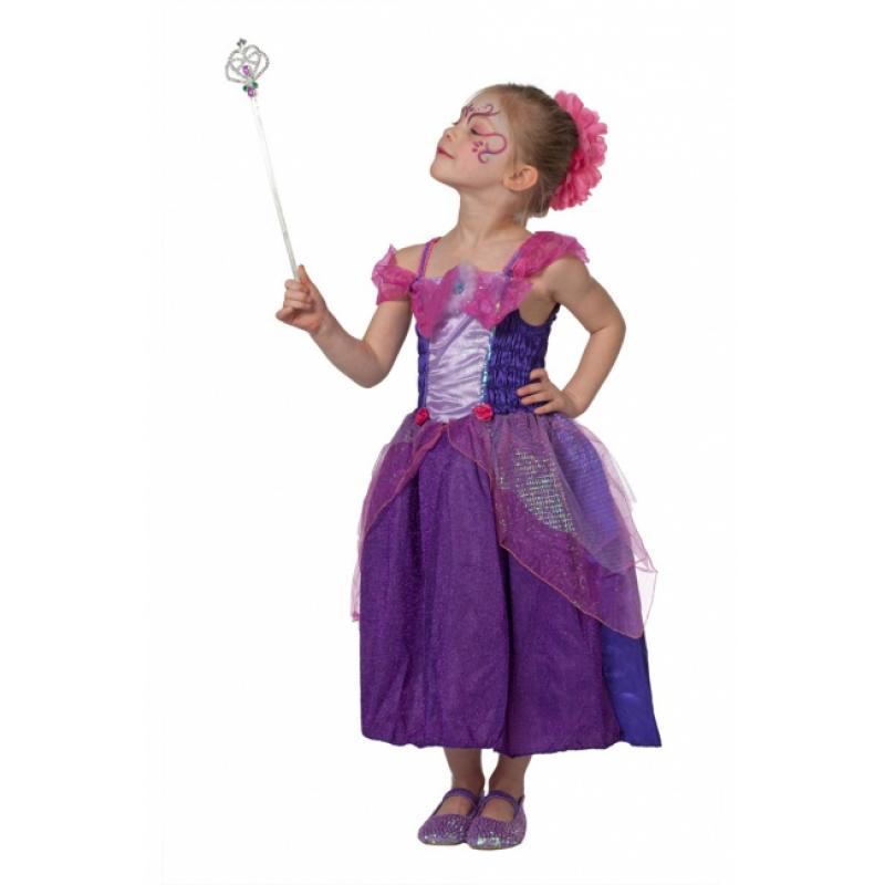 Fantasy en Sprookjes kostuums Carnavalskostuum winkel Paars met roze prinsessen jurk