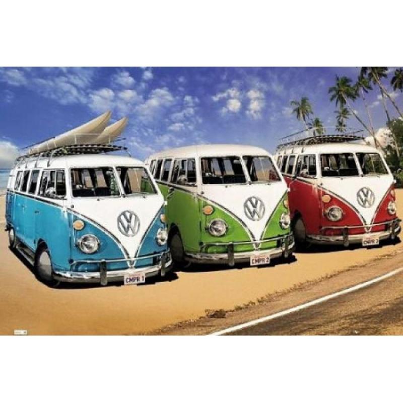Woonaccessoires Volkswagen Muur decoratie Volkswagen Camper