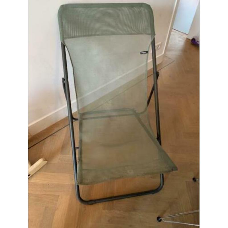 LAFUMA tuin/ camping lounge stoel (4x)
